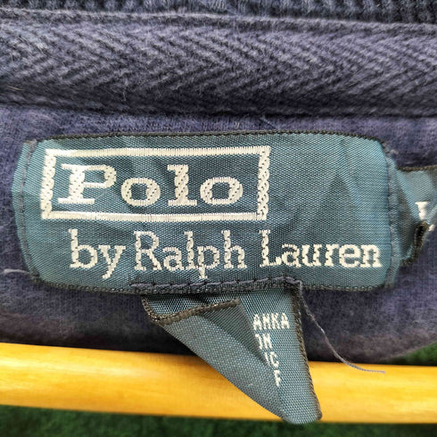 ポロバイラルフローレン Polo by RALPH LAUREN ポニー刺しゅう ボーダー柄 プルオーバーフーディ メンズ JPN:L