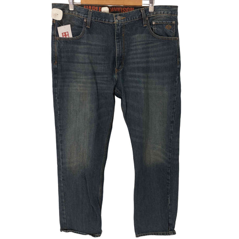 ハーレーダビッドソン HARLEY-DAVIDSON Modern Straight Jeans Dark Wash Denim メンズ 40×32