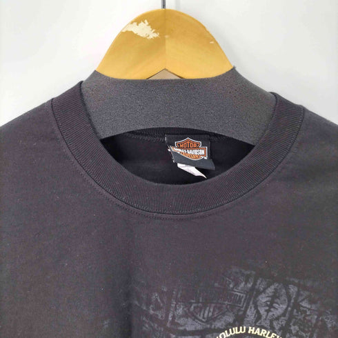 ハーレーダビッドソン HARLEY-DAVIDSON 両面プリント ノースリーブカットソー Hawaii メンズ import:XL