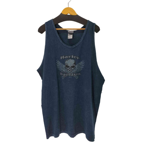 ハーレーダビッドソン HARLEY-DAVIDSON 00s 両面プリント タンクトップ Hawaii メンズ import:XXL