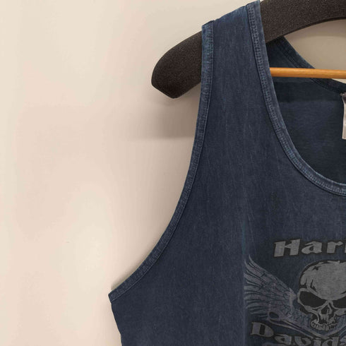 ハーレーダビッドソン HARLEY-DAVIDSON 00s 両面プリント タンクトップ Hawaii メンズ import:XXL