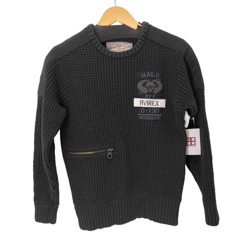アヴィレックス AVIREX WAPPEN COTTON KNITS メンズ JPN:M