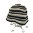 ラカル RACAL Multi Border Japanese Paper Knit Hat 和紙混紡 ニットバケットハット メンズ FREE