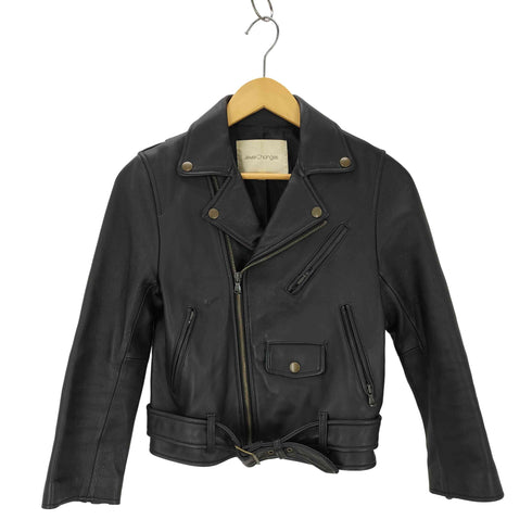 ジュエルチェンジズ Jewel Changes ラムレザー ダブルライダースジャケット レディース JPN:36