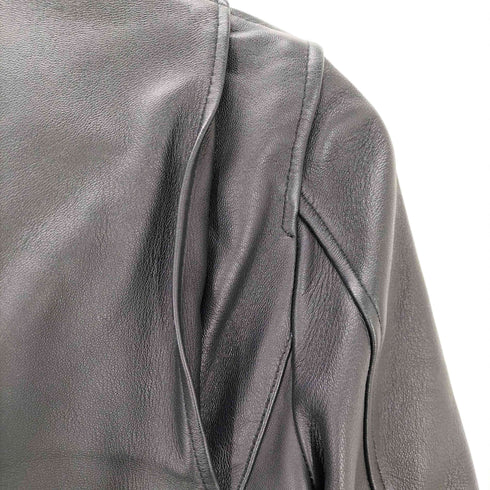 ジュエルチェンジズ Jewel Changes ラムレザー ダブルライダースジャケット レディース JPN:36