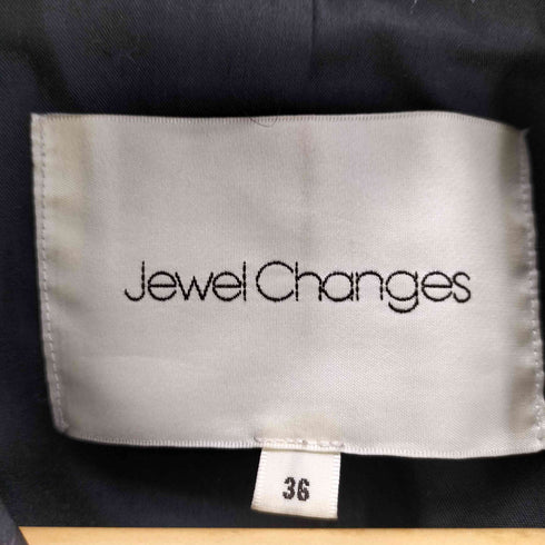 ジュエルチェンジズ Jewel Changes ラムレザー ダブルライダースジャケット レディース JPN:36
