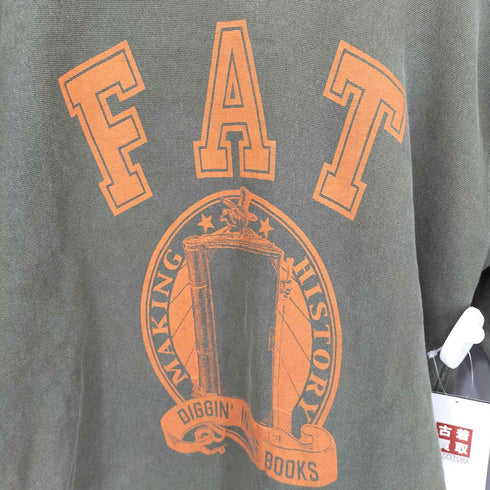 エフエーティー FAT ロゴプリント スウェット メンズ