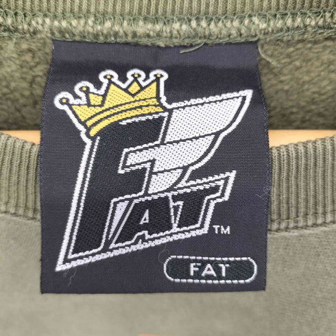 エフエーティー FAT ロゴプリント スウェット メンズ