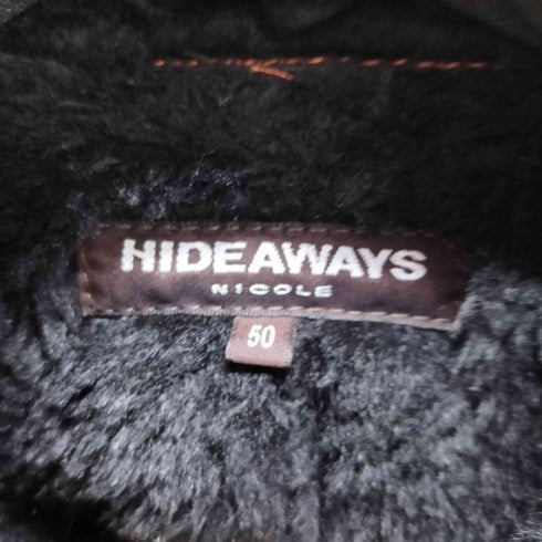 ハイダウェイニコル HIDEAWAYS NICOLE フェイクムートンジャケット メンズ JPN:50