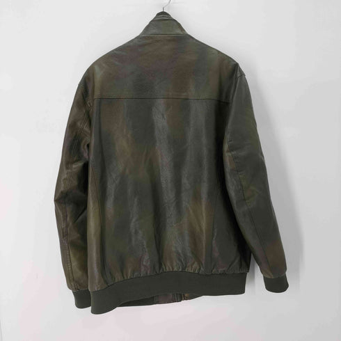 フェイクレザーミリタリージャケット メンズ 5XL