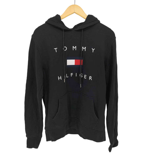 トミーヒルフィガー TOMMY HILFIGER ロゴ刺繍 プルオーバー パーカー メンズ import:M