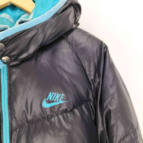 ナイキ NIKE 700 FILL フィル ロゴ プリント ダブルジップ フーデッド ダウン ジャケット メンズ import:XL
