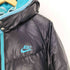 ナイキ NIKE 700 FILL フィル ロゴ プリント ダブルジップ フーデッド ダウン ジャケット メンズ import:XL