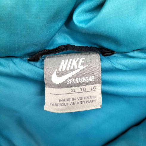ナイキ NIKE 700 FILL フィル ロゴ プリント ダブルジップ フーデッド ダウン ジャケット メンズ import:XL