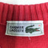 シュミーズラコステ CHEMISE LACOSTE 80‐90S Vネック コットン ニット ベスト レディース 3