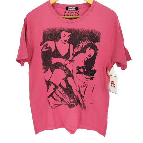 ヒステリックグラマー HYSTERIC GLAMOUR BETTIE PAGE ガール プリント S/S Tシャツ メンズ JPN:L