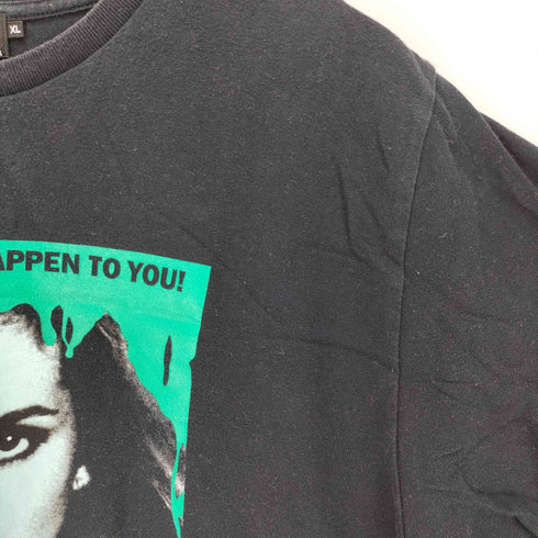 ヒステリックグラマー HYSTERIC GLAMOUR THE DEATH CITY pt Tシャツ デスシティ プリント バイカラー S/S Tシャツ メンズ JPN:XL