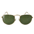 レイバン Ray-Ban FRANK KIDS スクエアサングラス ポリッシュゴールド ダークグリーン メンズ
