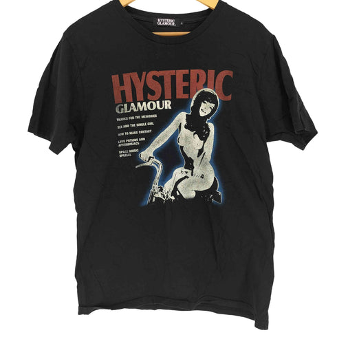 ヒステリックグラマー HYSTERIC GLAMOUR THANKS FOR THE MEMORIES ヒスガール プリント S/S Tシャツ メンズ JPN:L