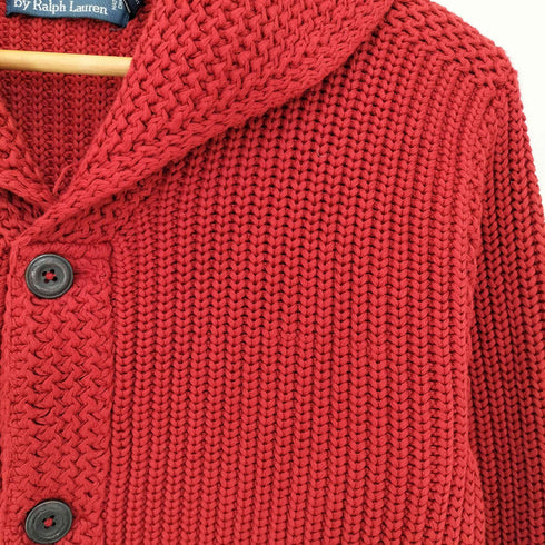 ポロバイラルフローレン Polo by RALPH LAUREN コットンニット ショールカラーカーディガン メンズ import:S