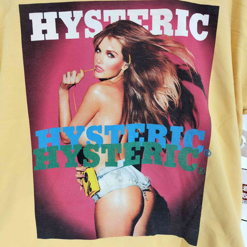 ヒステリックグラマー HYSTERIC GLAMOUR 16AW ヒスガール プリント バックロゴ S/S Tシャツ メンズ JPN:L