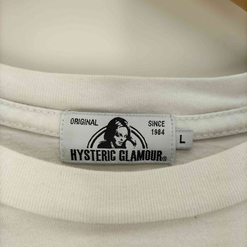 ヒステリックグラマー HYSTERIC GLAMOUR MOTOR CHICK モーター チック プリント リブ付 Tシャツ メンズ JPN:L
