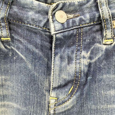 ヒステリックグラマー HYSTERIC GLAMOUR Y2K ダメージ加工 クラッシュスキニーデニム レディース XS