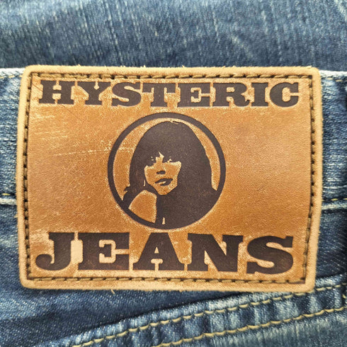 ヒステリックグラマー HYSTERIC GLAMOUR Y2K ダメージ加工 クラッシュスキニーデニム レディース XS