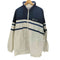 セルジオタッキーニ SERGIO TACCHINI イタリア製 ロゴ刺繍 バイカラー ジップアップ スタンド ジャケット レディース LL