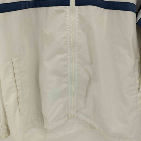 セルジオタッキーニ SERGIO TACCHINI イタリア製 ロゴ刺繍 バイカラー ジップアップ スタンド ジャケット レディース LL