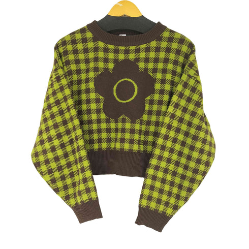 マリークワント MARY QUANT デイジージャガードニット レディース FREE