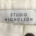 スタジオニコルソン STUDIO NICHOLSON PEACHED COTTON TWILL BOSCO BASEBALL VOLUME PANT メンズ JPN:XS