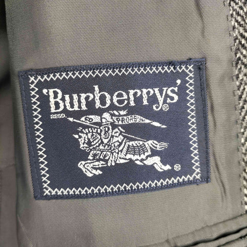 バーバリーズ BURBERRYS 90S ウールツイートテーラードジャケット メンズ