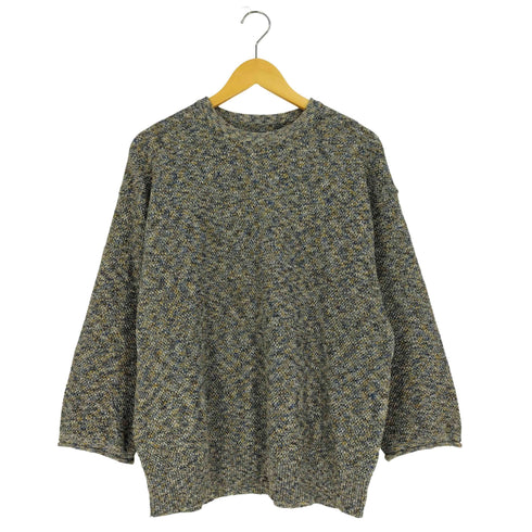 クレプスキュール crepuscule multicolor moss stitch knit マルチカラー モススティッチ ニット メンズ JPN:1