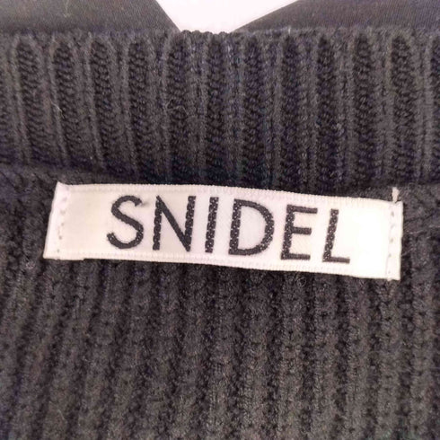 スナイデル snidel 21SS Sustainableミニニットワンピース レディース ONE SIZE