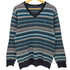 バーバリーブラックレーベル BURBERRY BLACK LABEL ノルディック Vネックコットンニット メンズ 3