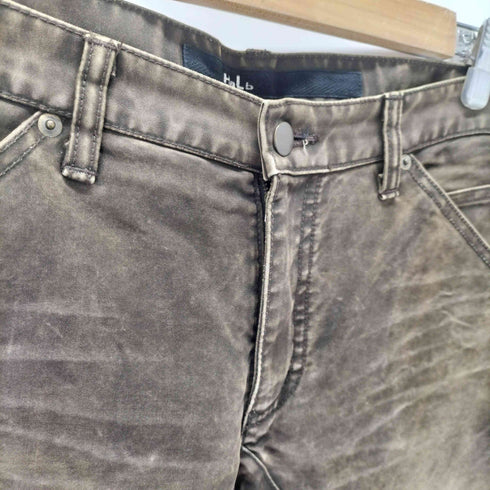 ハルプ HALB コーティング加工オイルドフレアパンツ メンズ JPN:M
