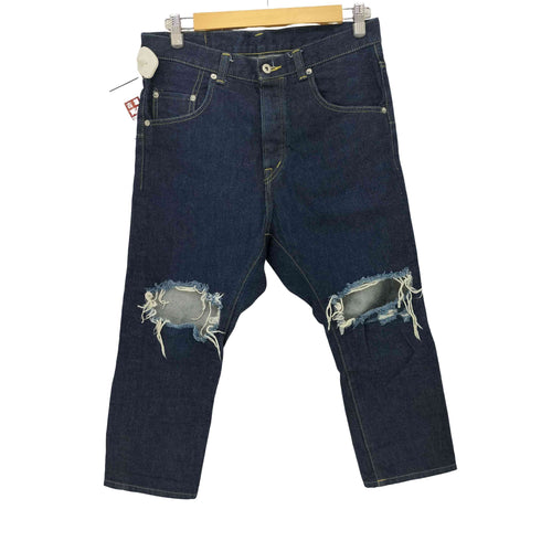コムデギャルソンガンリュウ COMME des GARCONS GANRYU AD2010 テーパードスリムサルエルパンツデニムパンツ メンズ JPN:L