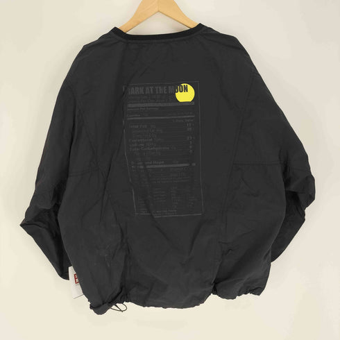 back at the moon 裾 ドローコード ナイロン プルオーバー メンズ JPN:L
