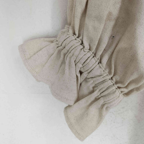 MYCLOSET ヘリンボーンギャザーシャツワンピース レディース
