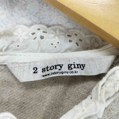 2 STORY GIMY レース切替ワンピース レディース