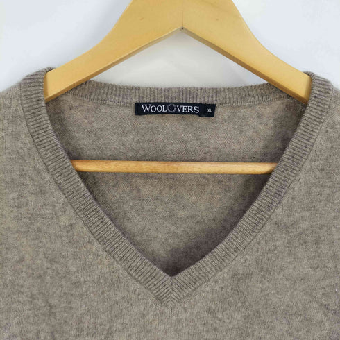 WOOLOVERS 90s ウール カシミヤ Vネックニット メンズ XL
