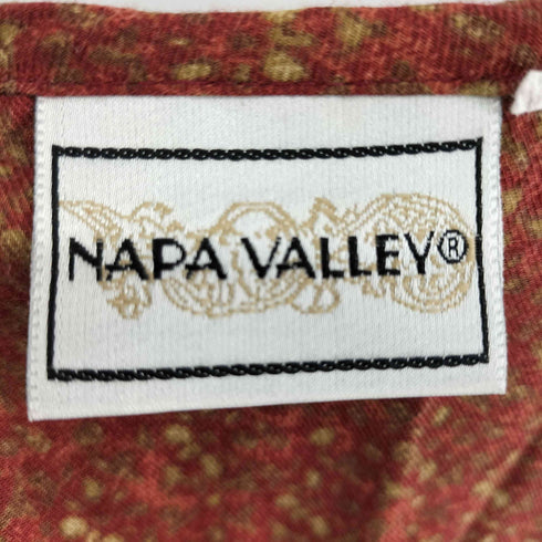 NAPA VALLEY 総柄ノースリーブワンピース レディース