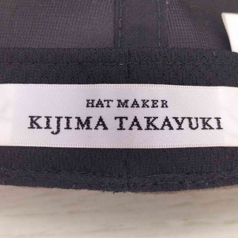 キジマタカユキ KIJIMA TAKAYUKI Goat Leather 6panel cap ゴートレザー 6パネルキャップ メンズ 3