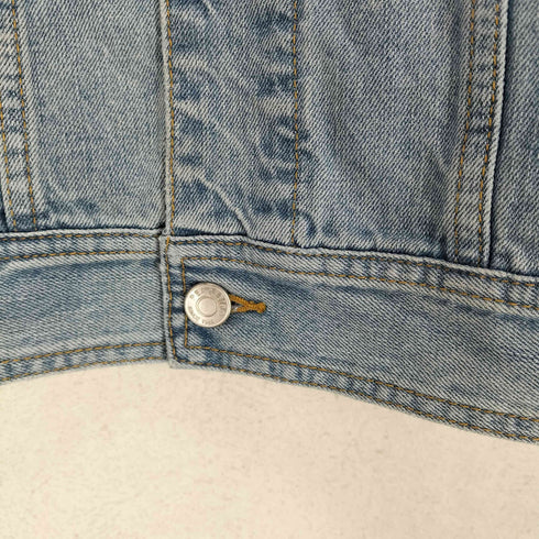 背面刺繍デニムジャケット メンズ