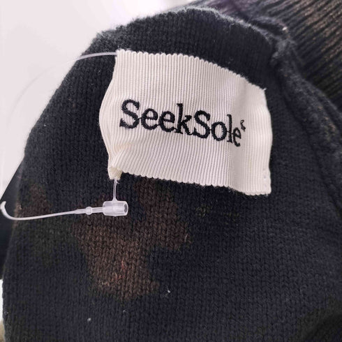 SEEKSOLE リブニットワイドパンツ メンズ JPN:L