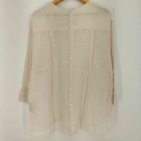 スローブイエナ SLOBE IENA シアーオーガンジークルーネックブラウス レディース