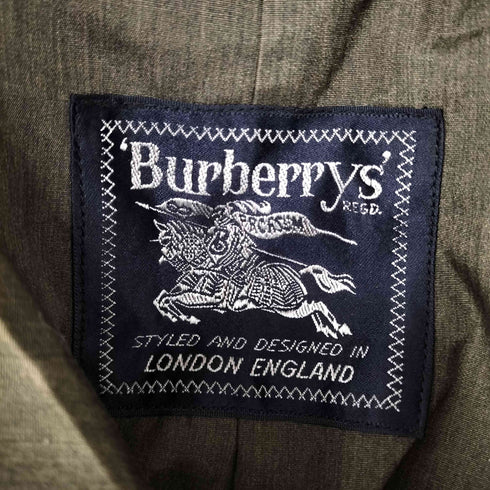 バーバリーズ BURBERRYS 玉虫 ステンカラーコート メンズ EL(XL)