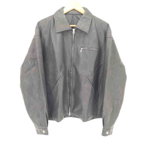 ジュンレッド JUNRed ダブルZIPシンセティックレザーブルゾン メンズ JPN:S