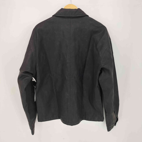 ジュンレッド JUNRed ダブルZIPシンセティックレザーブルゾン メンズ JPN:S